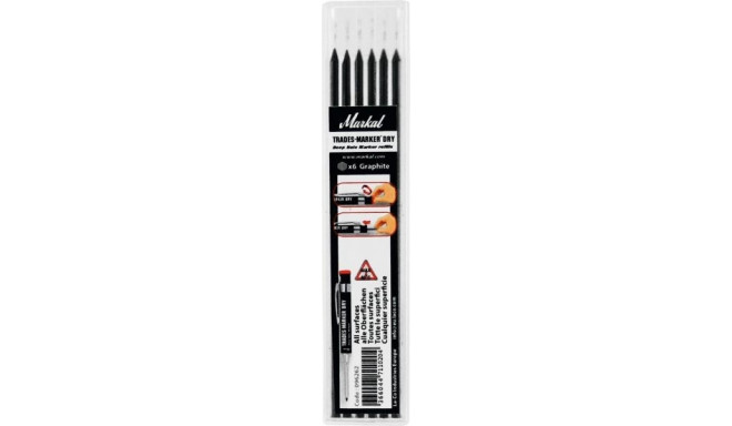 Spare refills for the Trades-Marker® Dry marking pen. Pack of 6.