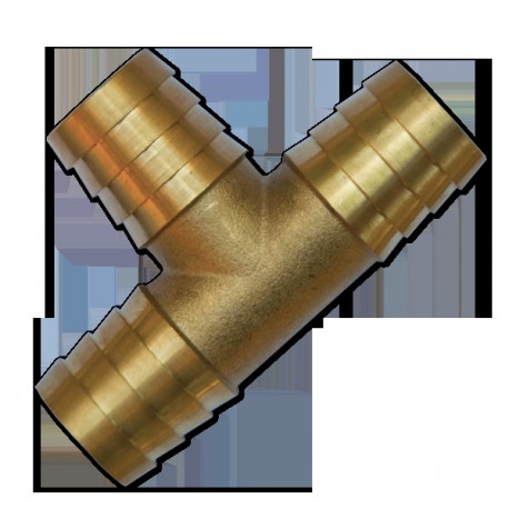 Tee 3 x ots 5/8" - 15 mm vooliku jaoks