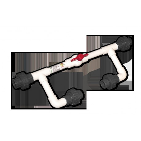 Pihusti möödaviigukomplekt, 1" sisekeermed