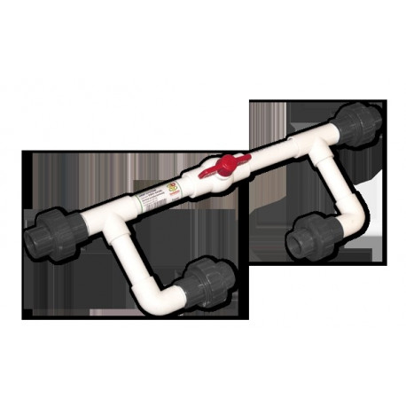 Pihusti möödaviigukomplekt, 1" sisekeermed