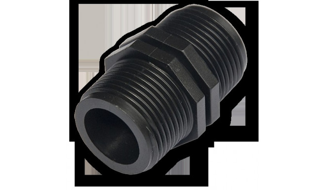 Coupler 2 x 1/2" male