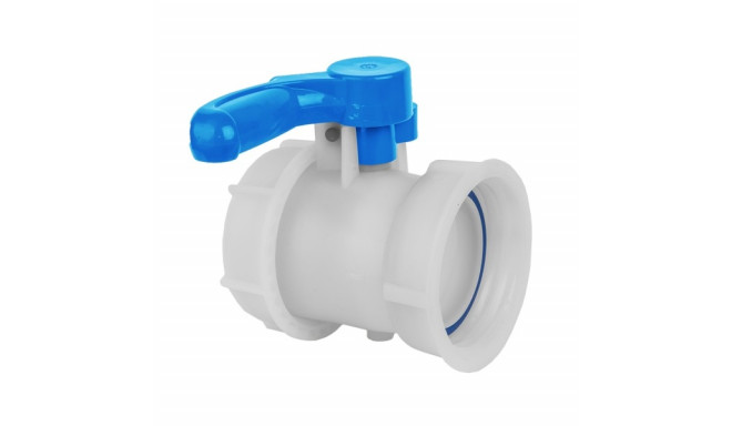 IBC butterfly valve adapter S100x8 female with male S100x8 output.