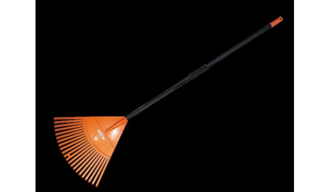 22-tine rake leaf, metal handle