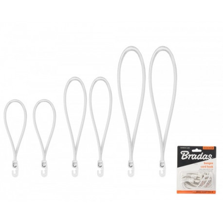 Konksuga kummide komplekt BUNGEE CORD HOOK, 18cm / 25cm / 40cm