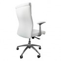 4Worldstyle Office Armchair F005, artificial leather, white
