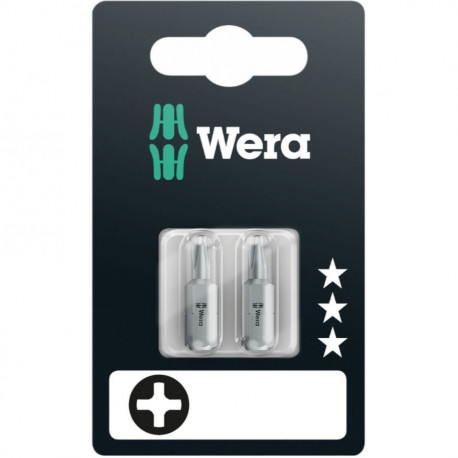 Wera 851/1 RZ kipsikruvi otsakud PH 2 x 25mm, 2tk