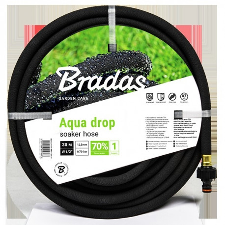 Poorne kastmisvoolik AQUA-DROP 1/2" 15m
