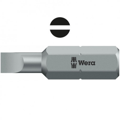 Bit for slotted screws Wera 800/1 Z 0,8 x 5,5 x 25 mm