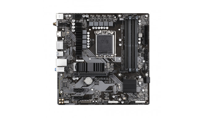 GIGABYTE B760M DS3H AX DDR4 Motherboard - Supports Intel Core 14th Gen CPUs  6+2+1 Phases Digital VR