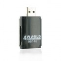 4World flash card reader, USB 2.0 ALL-in-ONE MS/M2/SD/microSD/MMC PenDrive