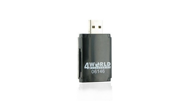 4World mälukaardilugeja USB 2.0 All-in-One MS/M2/SD/microSD/MMC