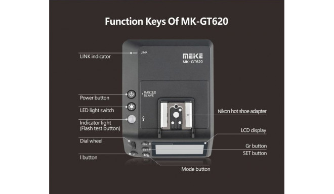 Meike MK GT620 TTL Transceiver Nikon