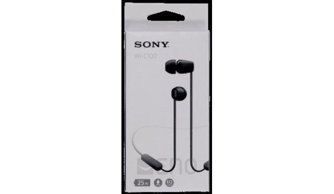 Sony WI-C100B In-Ear schwarz BT-Kopfhörer