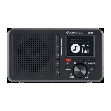 Albrecht DR 86 Senior Digitalradio DAB+ schwarz