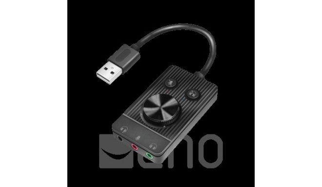 LogiLink USB Audio Adapter m. Lautstärkeregler