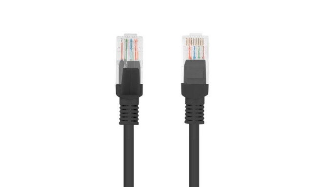 LANBERG PATCHCORD RJ45, CAT. 5E, UTP, 20M, Black