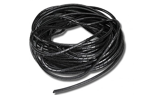 Spiral cable 7...40mm black 25m reel