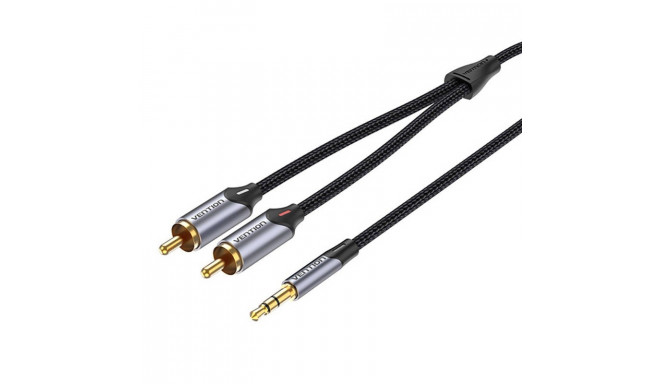 Cable Audio 2xRCA to 3.5mm Vention BCNBI 3m (grey)