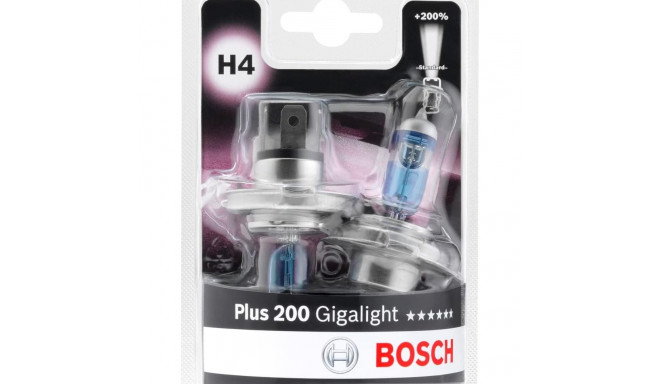 Bosch 12V H4 Plus 200 Gigalight 2 шт.
