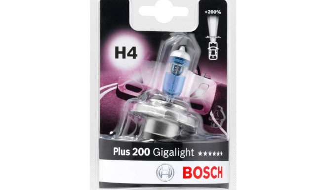 Bosch 12V H4 Plus 200 Gigalight 1 шт.