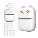 GoodBuy mini termoprinter - roosa (kaasas 7 rulli)