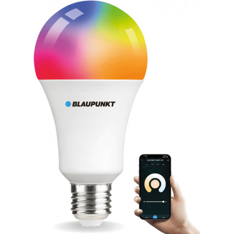 Blaupunkt nutipirn LED Smart Multicolor E27 A60 900lm 9W 2500-8000K WiFi + Bluetooth Tuya