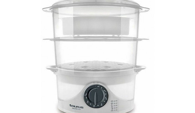 Electric Steam Cooker Taurus SALUTECOOK White 800 W Plastic