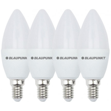 Blaupunkt LED lamp E14 595lm 7W 4000K 4tk