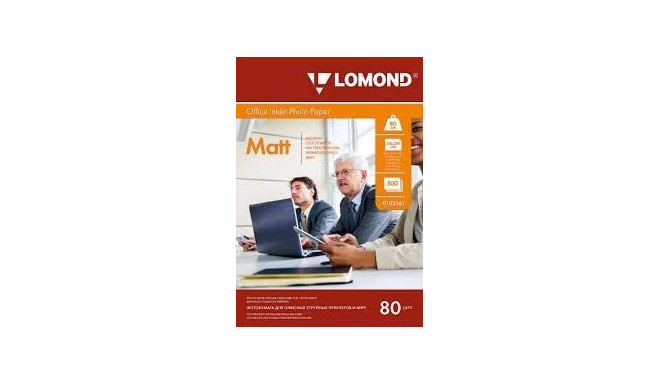 Lomond Photo Inkjet Paper Matte 85 g/m2 A4, 500 sheets, double sided