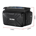 Bicycle holder / on wheel bag with touch screen with zipper WILDMAN GS6 4L 4 "- 7"