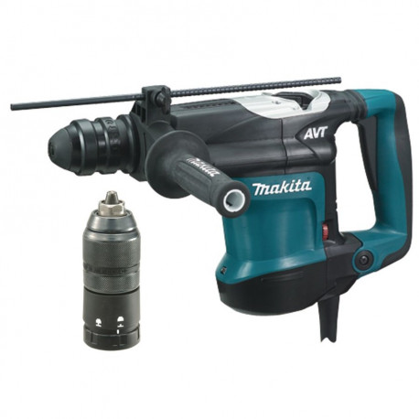 MAKITA 850W HAMMER DRILL HR3210FCT AVT 3-F 4.9J, ADDITIONAL HANDLE