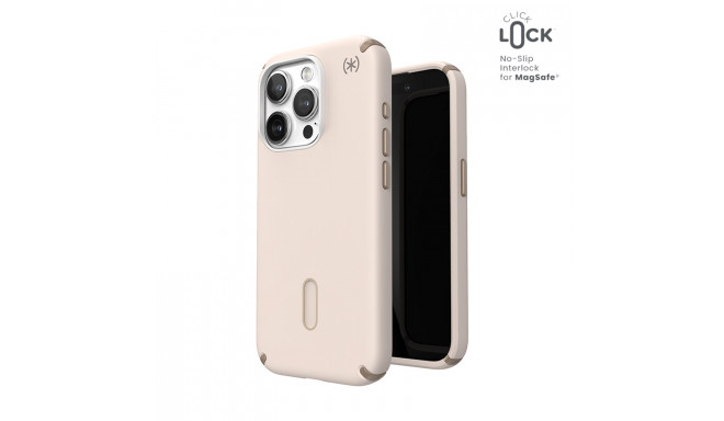 Speck Presidio2 Pro ClickLock & MagSafe - Etui iPhone 15 Pro (Bleached Bone / Heirloom Gold / Hazel 