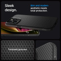 Spigen case Liquid Air for iPhone 15 Pro 6,1" matte black
