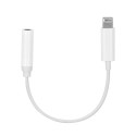 Adapter HF/audio for iPhone Lightning 8-pin do Jack 3,5mm white (female) AHFI