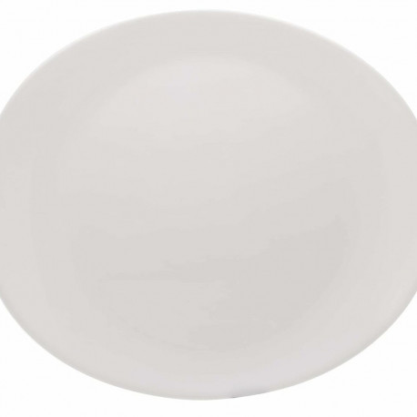 Flat Plate Arcoroc Restaurant 30 x 26 cm White Glass (6 Units)