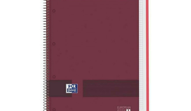 Piezīmju klade Oxford European Book Write&Erase Bordo A4 (5 gb.)