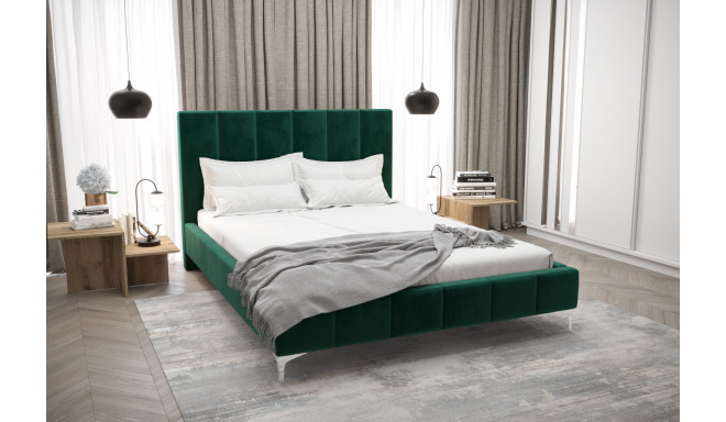 Voodi Luna 140×200cm, roheline