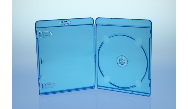 BLU-RAY PREMIUM BOX 11MM 1 DISC BLUE WITH CLIP