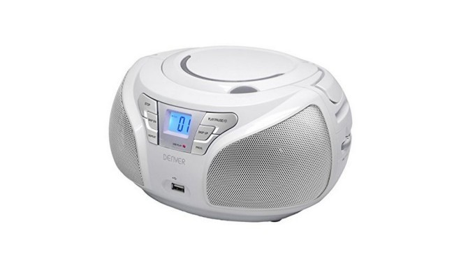Радио с CD Denver Electronics TCU-206WH Белый