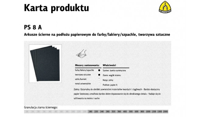 K.WATER LIIVAPABER P 220 PS8A/50 tk