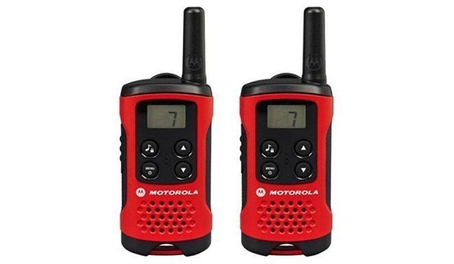 Walkie-Talkie Motorola TLKR T40 4 km LCD 16 h AAA Black Red