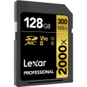 Lexar memory card SDXC 128GB Professional 2000x UHS-II U3 V90