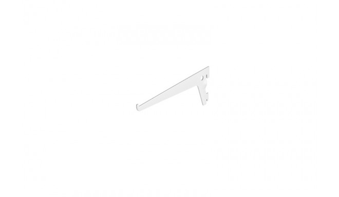 BRACKET SINGLE SLOT 200 MM WHITE