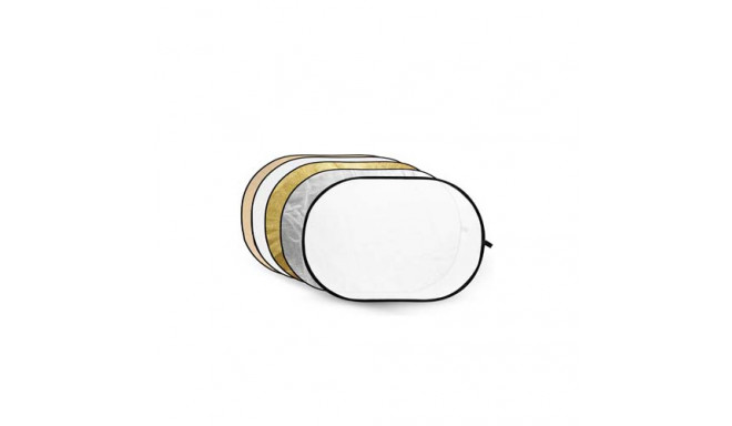 Godox 5 in 1 Goud, Zilver, Soft Gold, Wit, Transparant Reflector disc 80 x 120cm