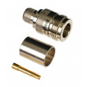 N female plug crimp-solder LMR240/H155