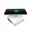Multifunction Charger Forcell 15W 4in1 with USB/USB-C socket, power bank 8000mAh and wireless chargi