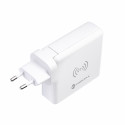 Multifunction Charger Forcell 15W 4in1 with USB/USB-C socket, power bank 8000mAh and wireless chargi