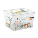 STORAGE BOX 30X40X25CM CUBE TROPICAL