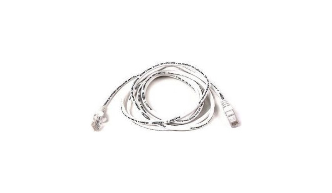 goobay Patch cable Cat6 U/UTP flat white 20,0m