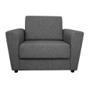 Armchair bed VESPER dark greygrey